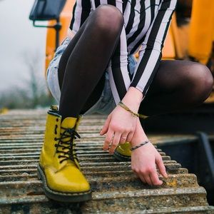 Yellow Dr. Martens